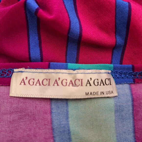 A'GACI Juniors Maxi Empire Waist Dress Multicolor Size XS Sleeveless - Picture 8 of 8